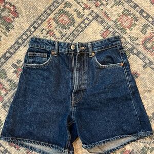 ZARA high waisted demin shorts